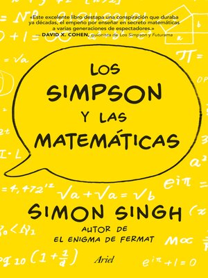 cover image of Los Simpson y las matemáticas